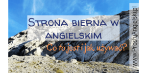 strona bierna angielski