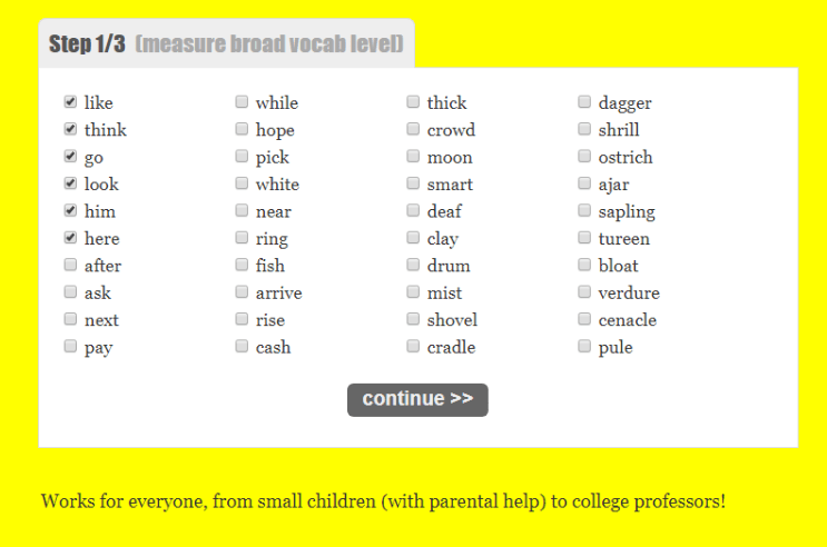 Test Your Vocab – Ile znasz słów? Szybki test