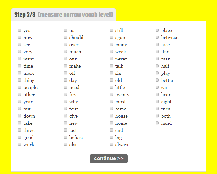 Test Your Vocab – Ile znasz słów? Szybki test